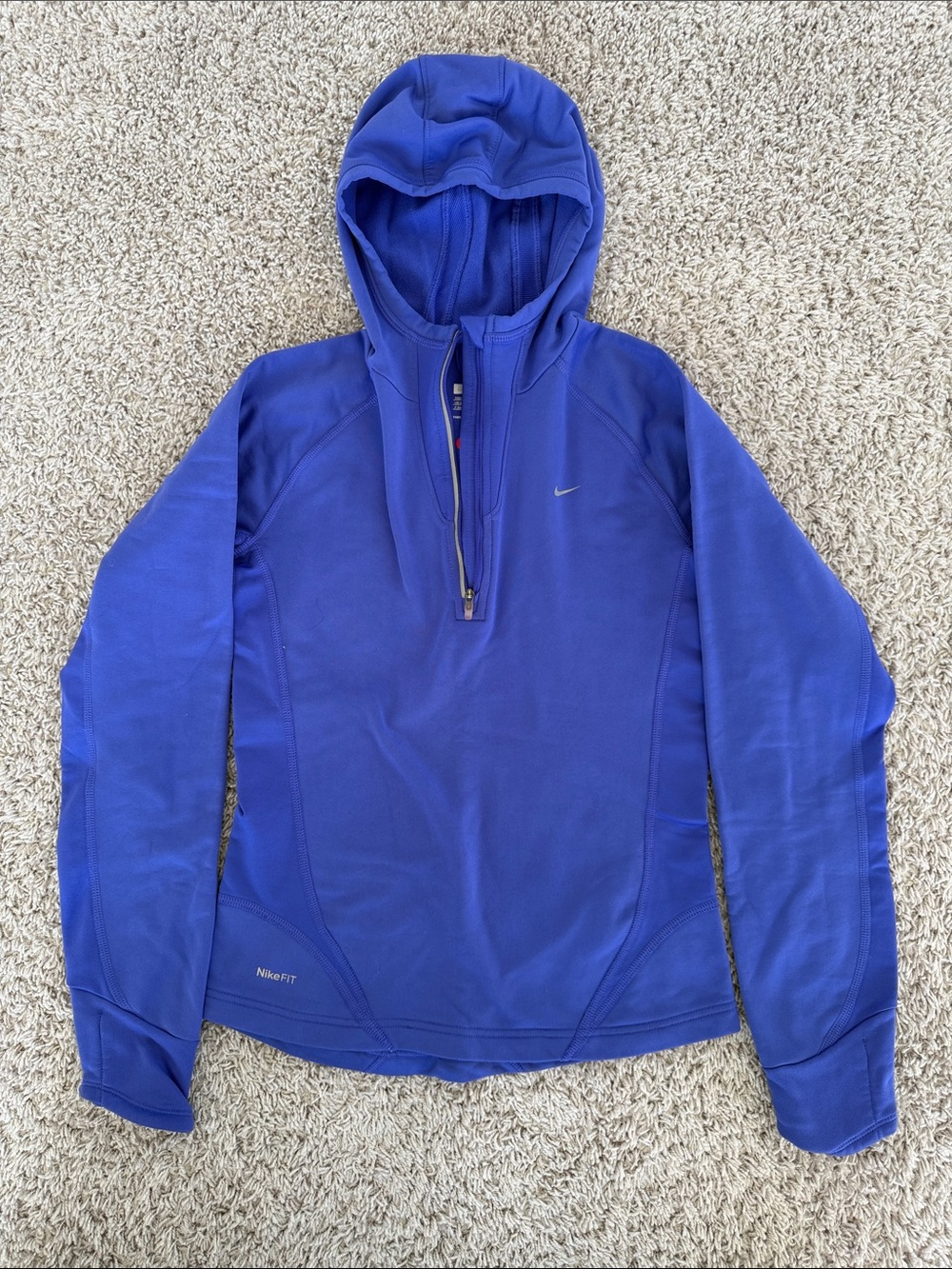 Nike Fit Dry Half-Zip Hooded Training / Workout Top
